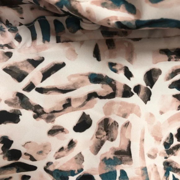 Roxy Abstract Faux Fur Trim Dry Flight Technology Parka Size 16 XXL NWT - Picture 8 of 10